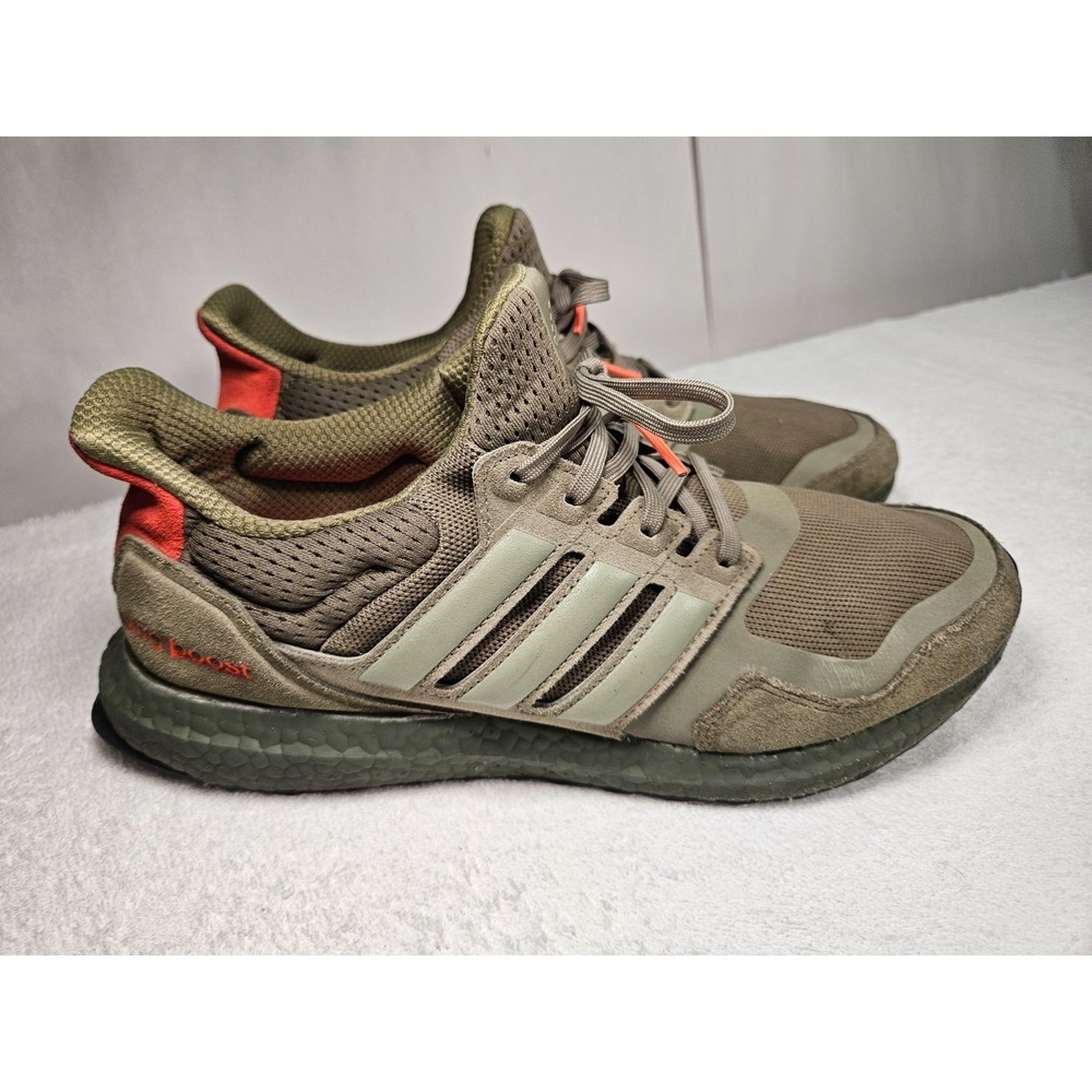 Adidas Ultraboost S&L Khaki Cargo Green Men's Running Shoes SZ10.5